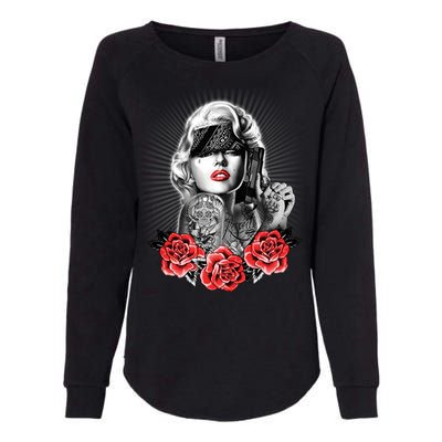 Marilyn Monroe Pain Womens California Wash Sweatshirt