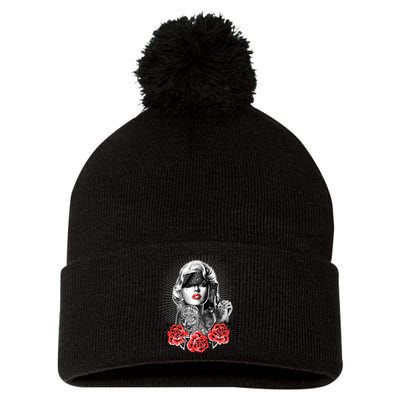 Marilyn Monroe Pain Pom Pom 12in Knit Beanie