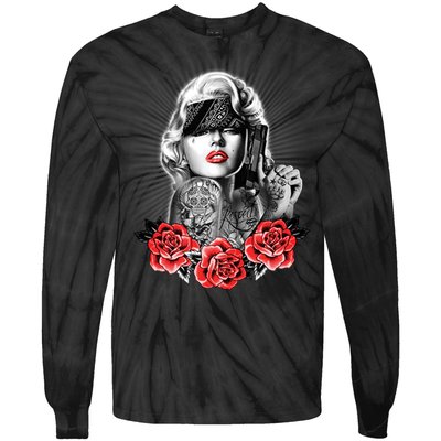 Marilyn Monroe Pain Tie-Dye Long Sleeve Shirt