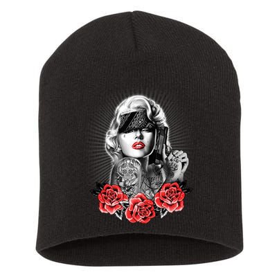 Marilyn Monroe Pain Short Acrylic Beanie