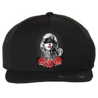 Marilyn Monroe Pain Wool Snapback Cap