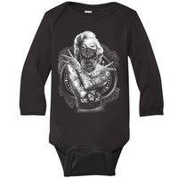 Marilyn Outlaw Monroe Baby Long Sleeve Bodysuit