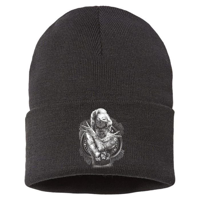 Marilyn Outlaw Monroe Sustainable Knit Beanie