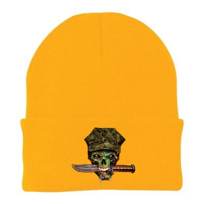 Marine Skull Knit Cap Winter Beanie