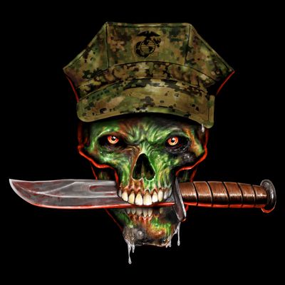 Marine Skull T-Shirt