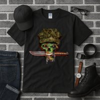 Marine Skull Tall T-Shirt