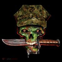 Marine Skull Sustainable Bucket Hat