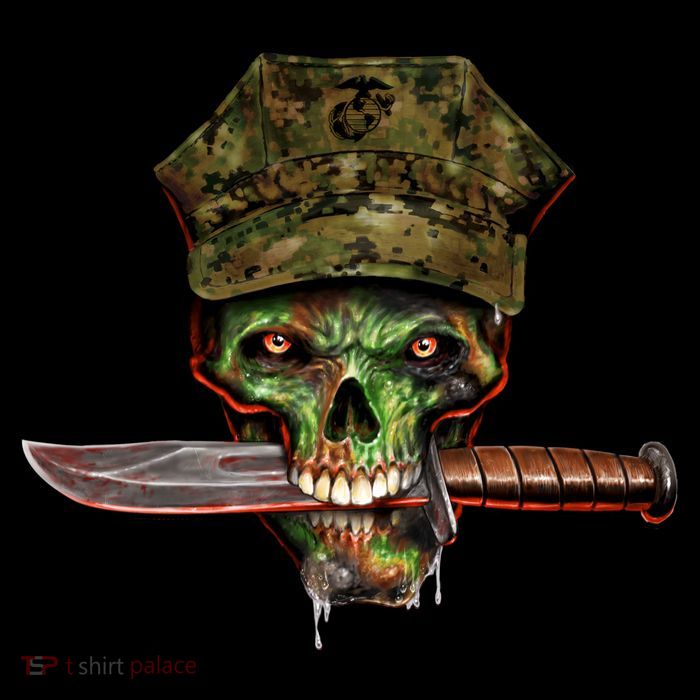 Marine Skull Sustainable Bucket Hat