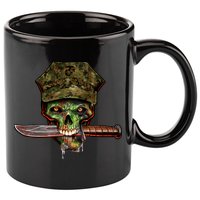 Marine Skull 11oz C Handle Ceramic Mug