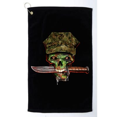 Marine Skull Golf Towel