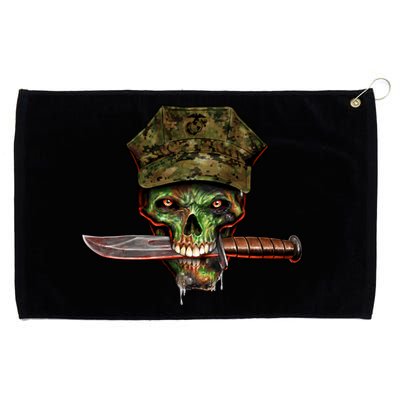 Marine Skull Grommeted Golf Towel