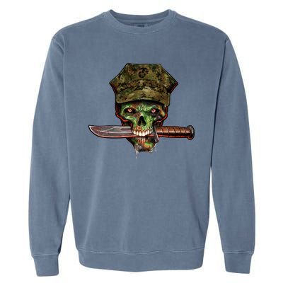 Marine Skull Garment-Dyed Sweatshirt