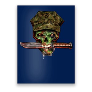 Marine Skull Poster