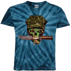 Marine Skull Kids Tie-Dye T-Shirt