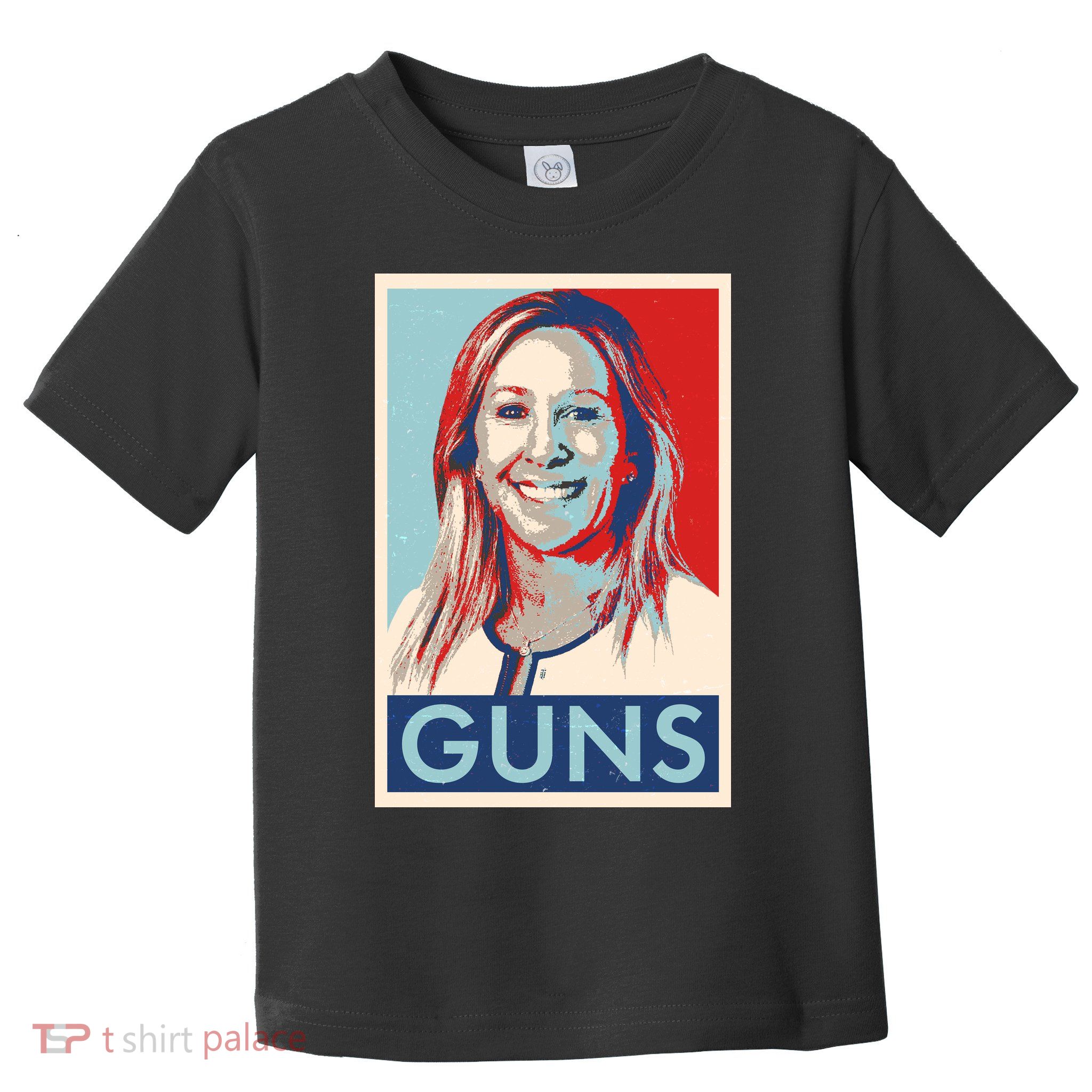 Marjorie Taylor Greene Guns Vintage Vote Poster Toddler T-Shirt