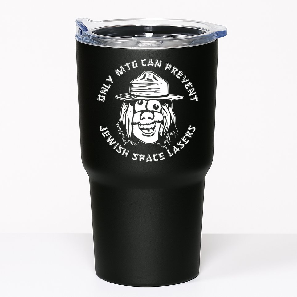 Marjorie Taylor Greene Jewish Space Laser Tumbler