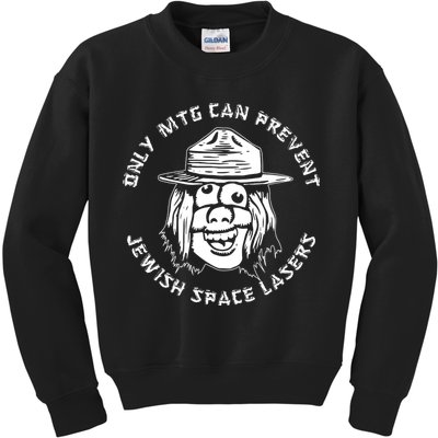 Marjorie Taylor Greene Jewish Space Laser Kids Sweatshirt
