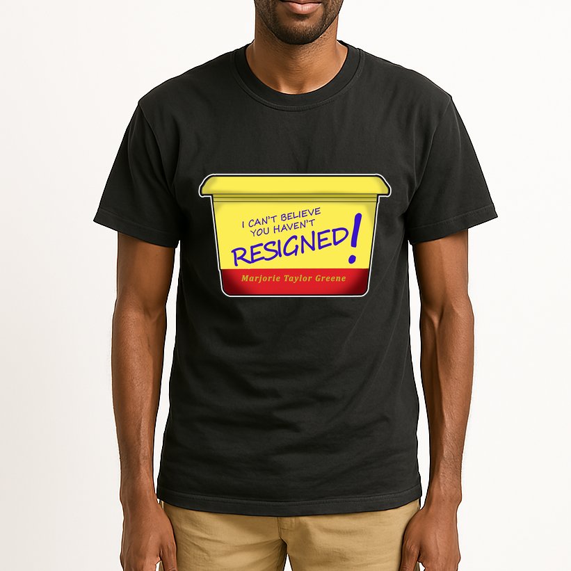 Marjorie Taylor Greene Margarine Politics Tall T-Shirt