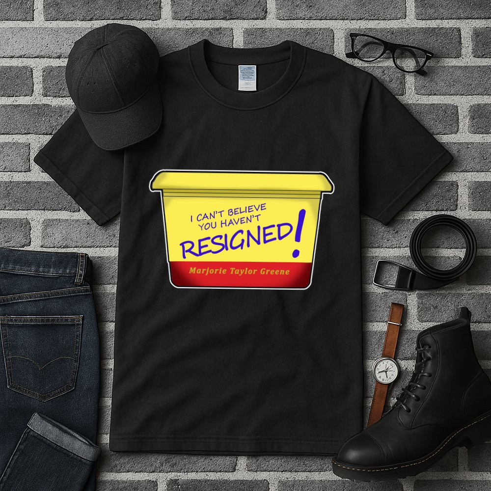 Marjorie Taylor Greene Margarine Politics Tall T-Shirt