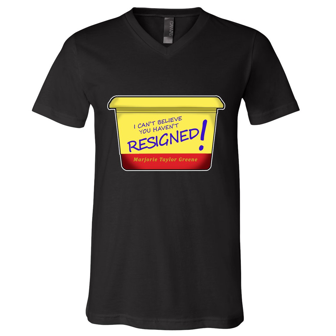 Marjorie Taylor Greene Margarine Politics V-Neck T-Shirt