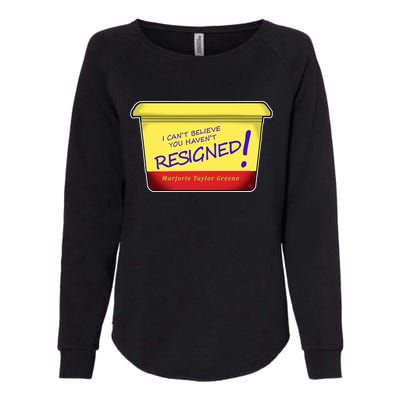 Marjorie Taylor Greene Margarine Politics Womens California Wash Sweatshirt