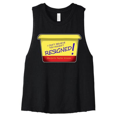 Marjorie Taylor Greene Margarine Politics Women's Racerback Cropped Tank