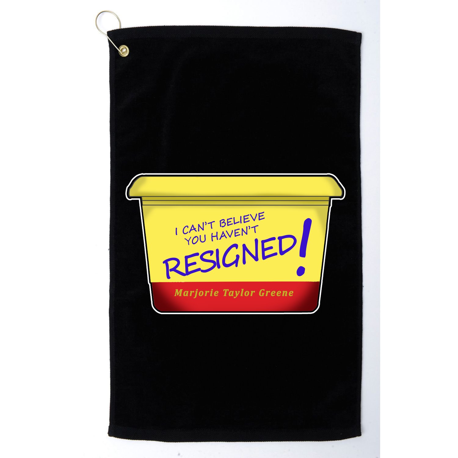 Marjorie Taylor Greene Margarine Politics Golf Towel