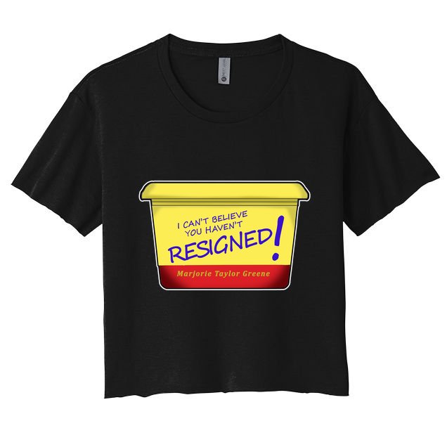 Marjorie Taylor Greene Margarine Politics Crop Top