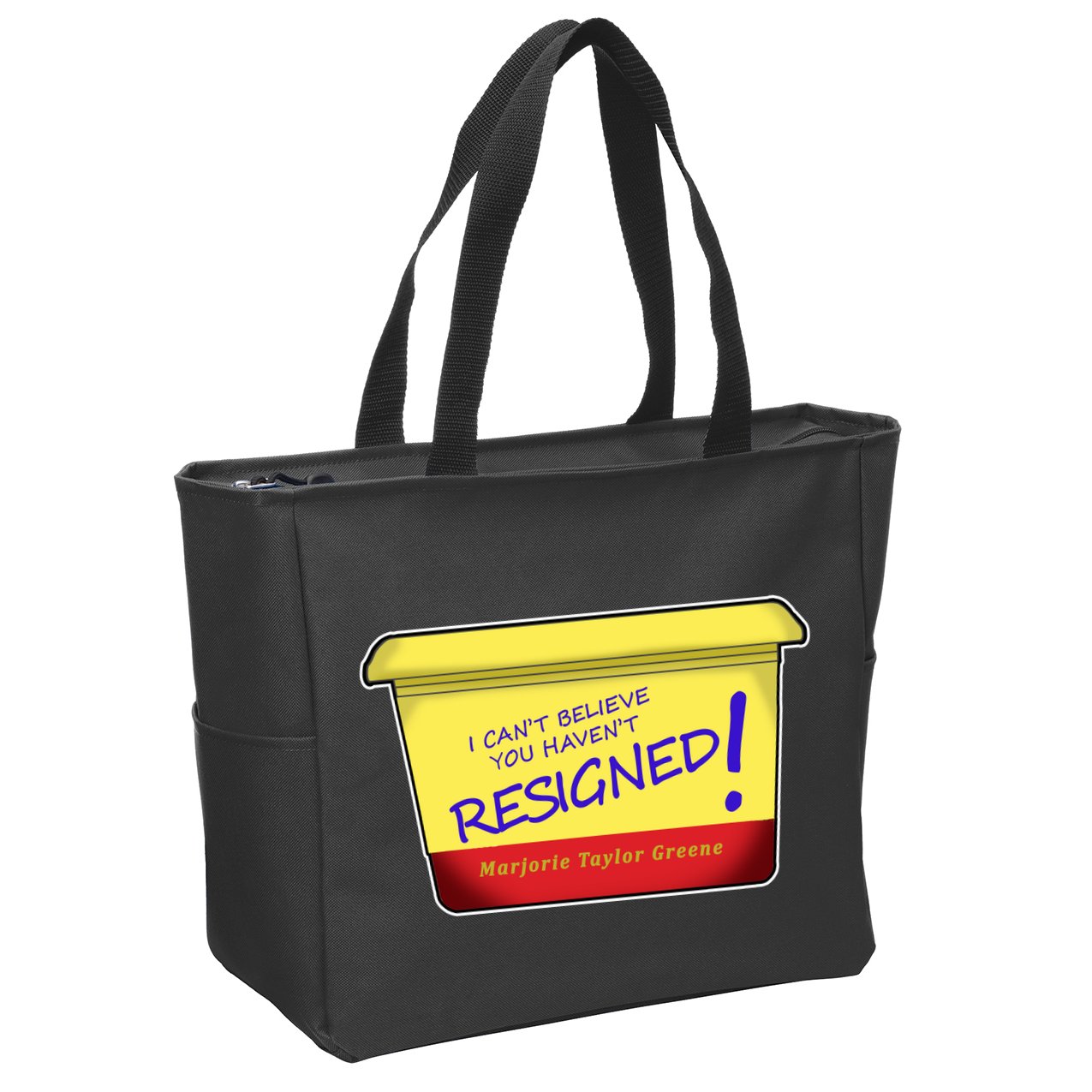 Marjorie Taylor Greene Margarine Politics Zip Tote Bag