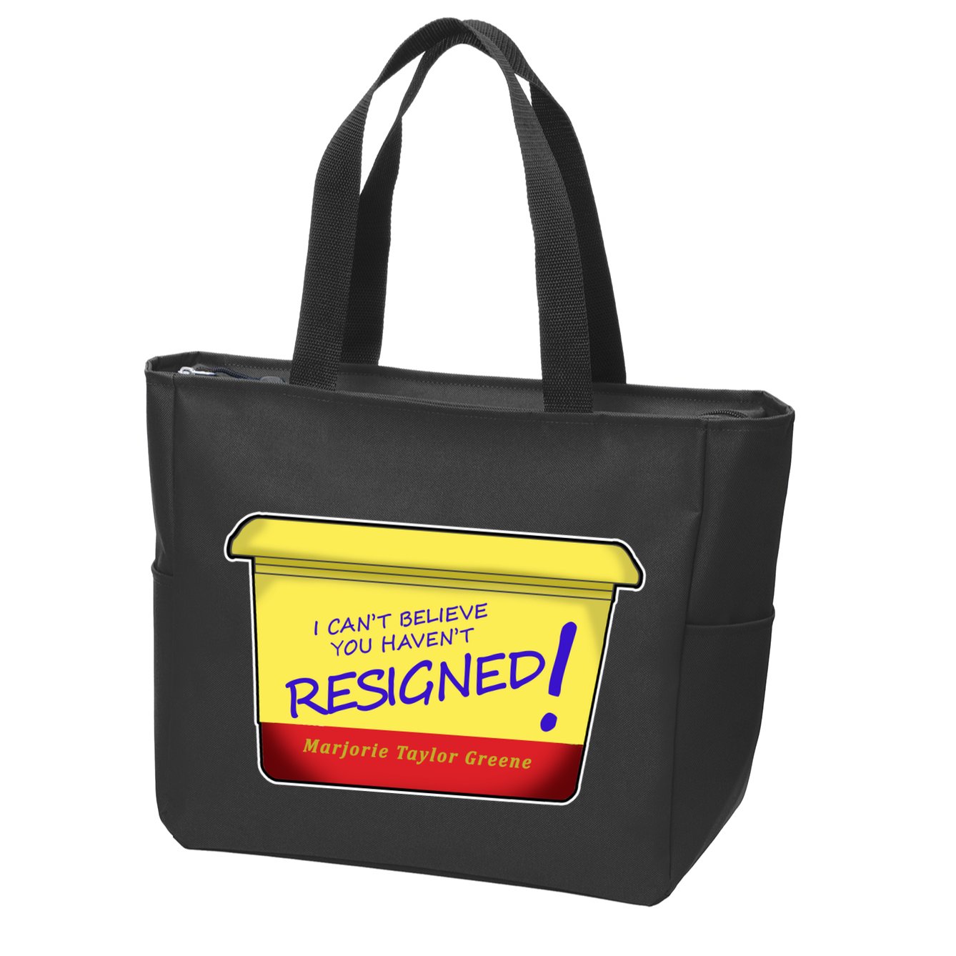 Marjorie Taylor Greene Margarine Politics Zip Tote Bag