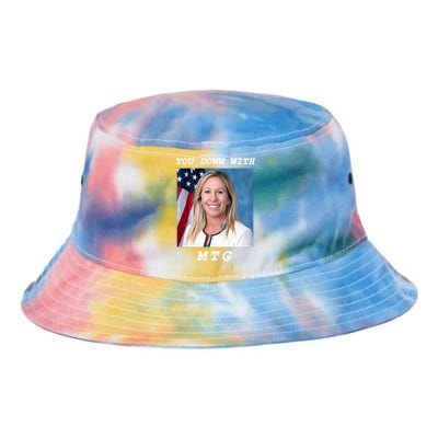 Marjorie Taylor Greene You Down With MTG Tie Dye Newport Bucket Hat