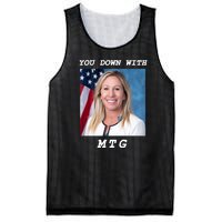 Marjorie Taylor Greene You Down With MTG Mesh Reversible Basketball Jersey Tank