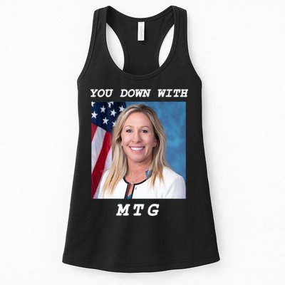 Marjorie Taylor Greene You Down With MTG Womens Tank Top