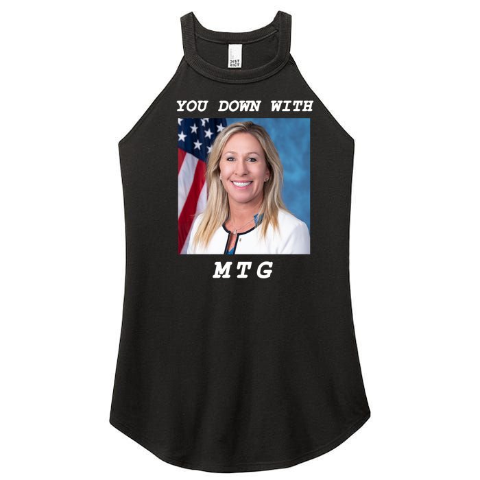 Marjorie Taylor Greene You Down With MTG Women’s Perfect Tri Rocker Tank