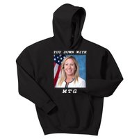 Marjorie Taylor Greene You Down With MTG Kids Hoodie