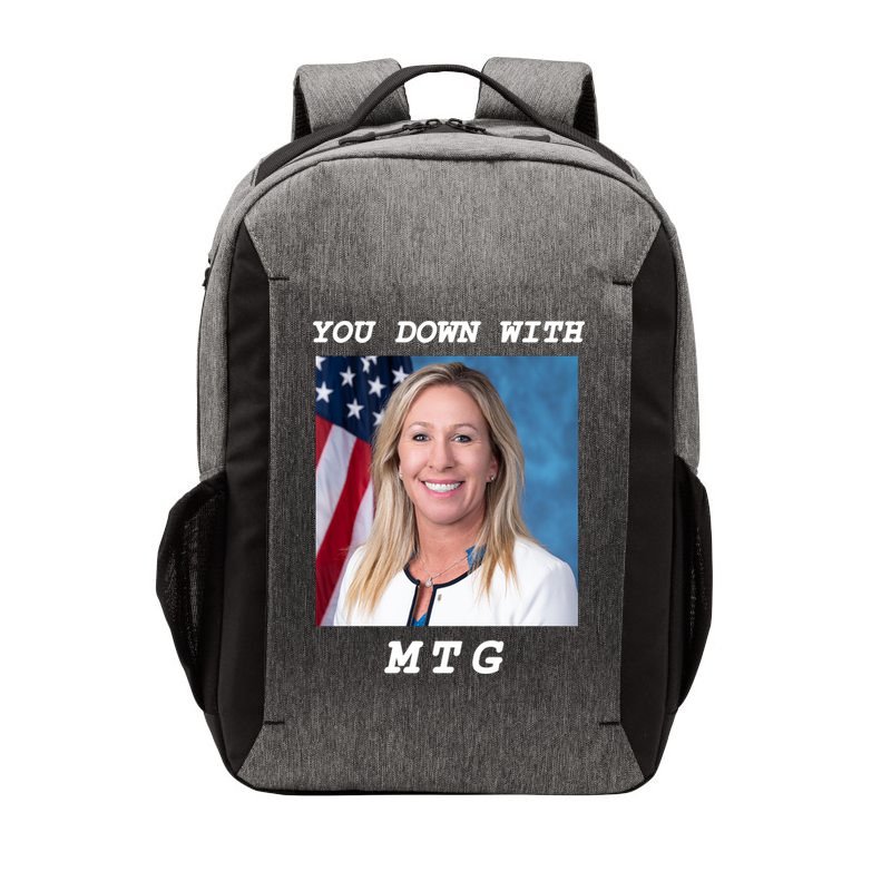 Marjorie Taylor Greene You Down With MTG Vector Backpack