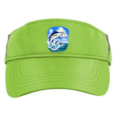 Marlin Fishing Adult Drive Performance Visor