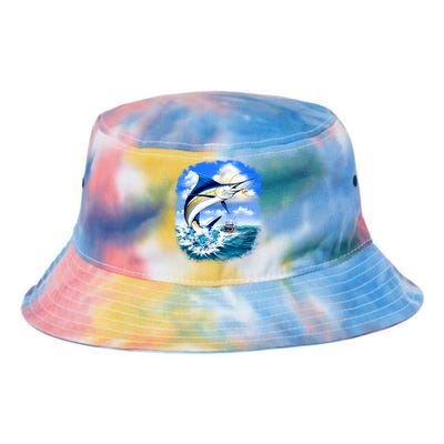 Marlin Fishing Tie Dye Newport Bucket Hat