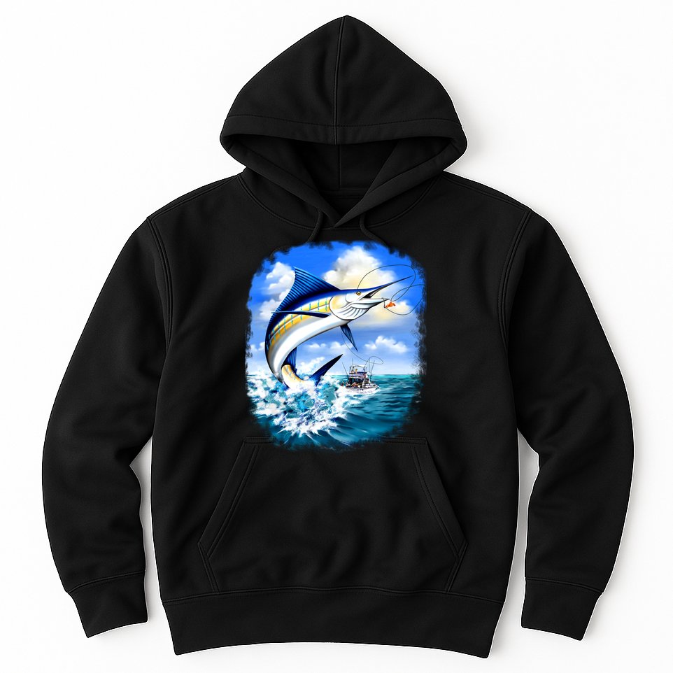 Marlin Fishing Hoodie