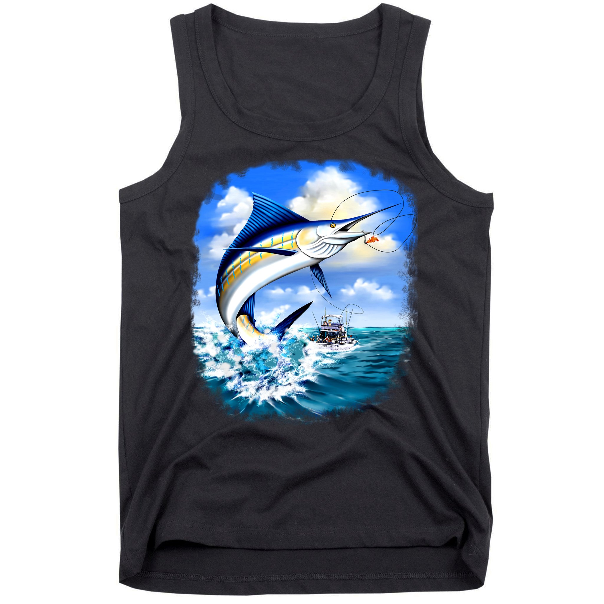 Marlin Fishing Tank Top