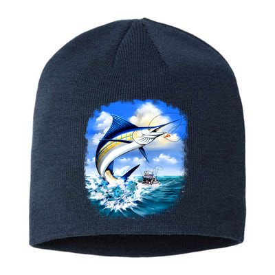 Marlin Fishing Sustainable Beanie