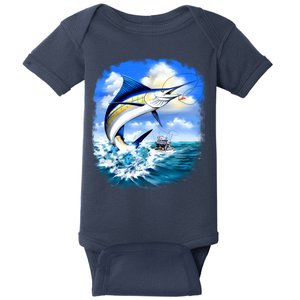 Marlin Fishing Baby Bodysuit