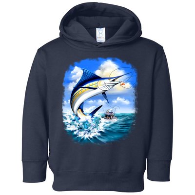 Marlin Fishing Toddler Hoodie