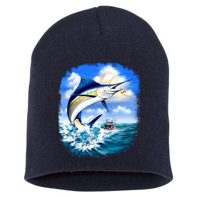 Marlin Fishing Short Acrylic Beanie