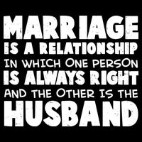 Marriage Is A Relationship Funny Husband Sustainable Bucket Hat