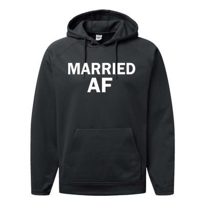 Married AF Performance Fleece Hoodie