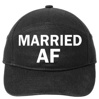 Married AF 7-Panel Snapback Hat