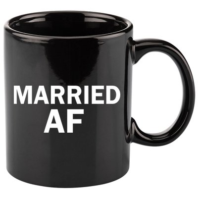 Married AF 11oz C Handle Ceramic Mug