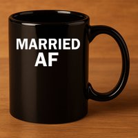 Married AF 11oz C Handle Ceramic Mug