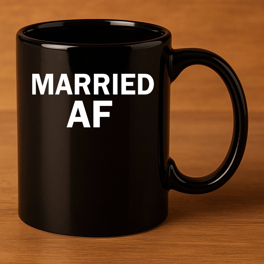 Married AF 11oz C Handle Ceramic Mug